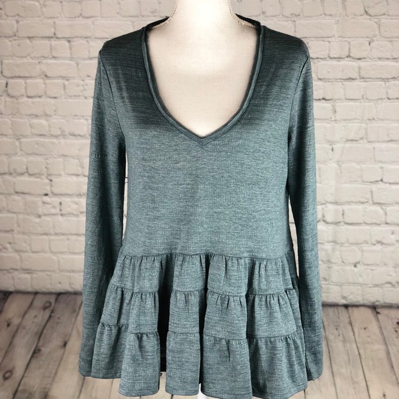 Anthropologie Tops - Anthropologie Deletta Long Sleeve Mini Dress Style